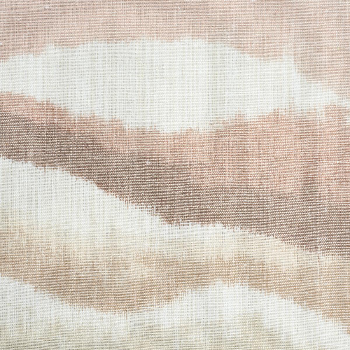 Schumacher Chandler Warp Print Sienna Fabric