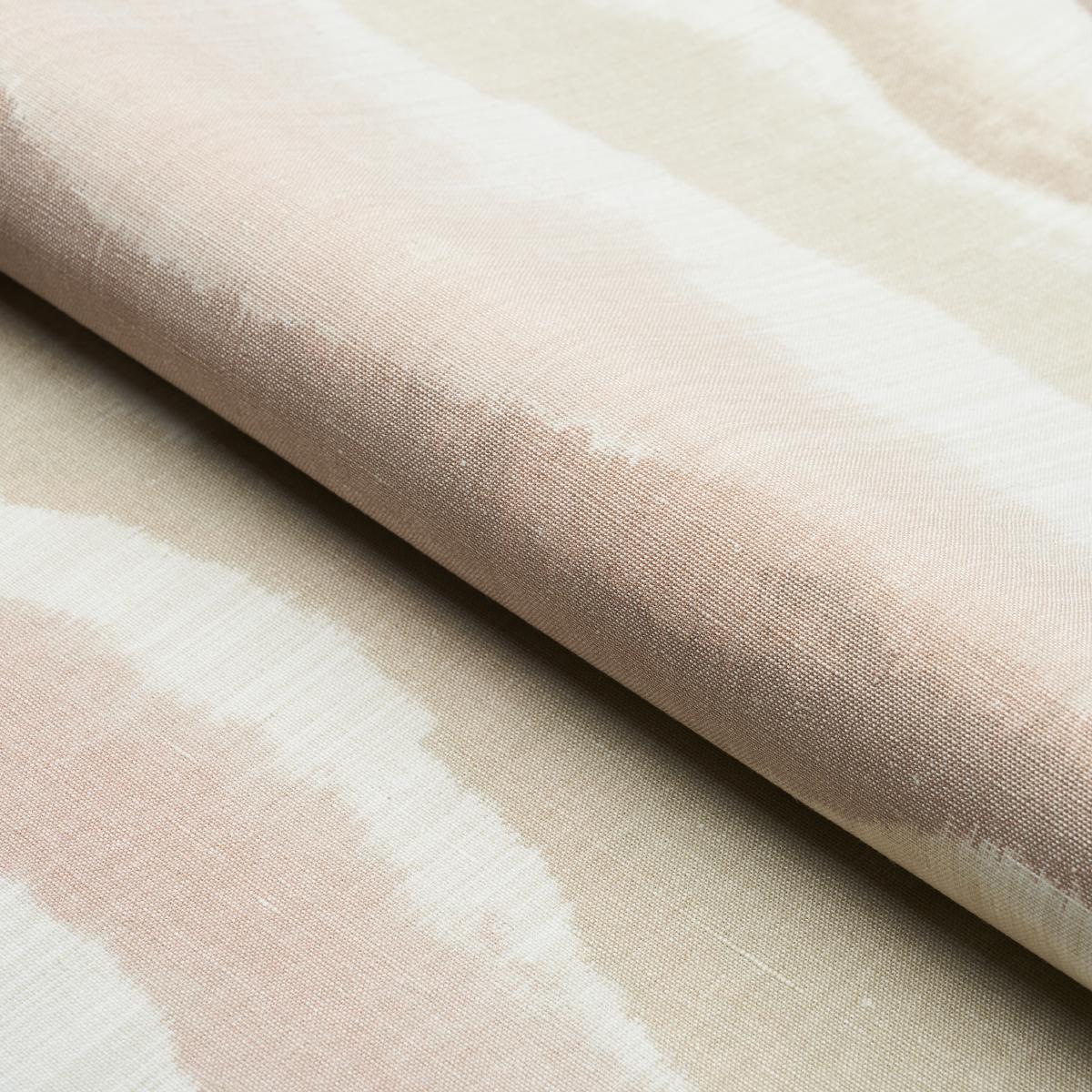 Schumacher Chandler Warp Print Sienna Fabric