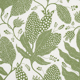Schumacher Polka Dot Jungle Green & Ivory Fabric