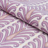 Schumacher Augustine Ikat Fuchsia Fabric
