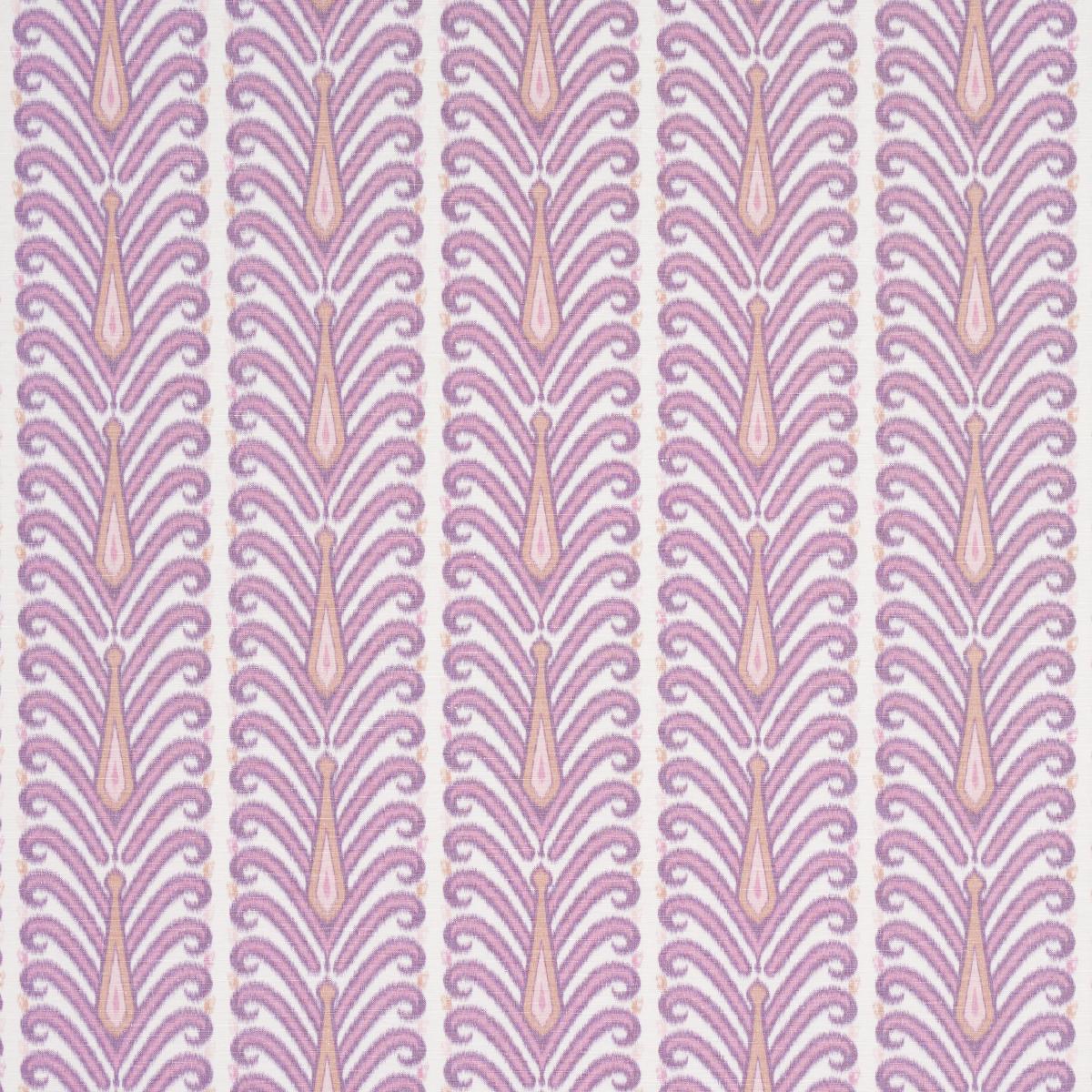 Schumacher Augustine Ikat Fuchsia Fabric