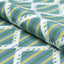 Schumacher Kai Striped Ikat Green Fabric