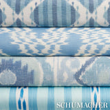 Schumacher Asaka Ikat Chambray Fabric