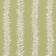 Schumacher Tendril Stripe Olive Wallpaper