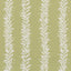 Schumacher Tendril Stripe Olive Wallpaper