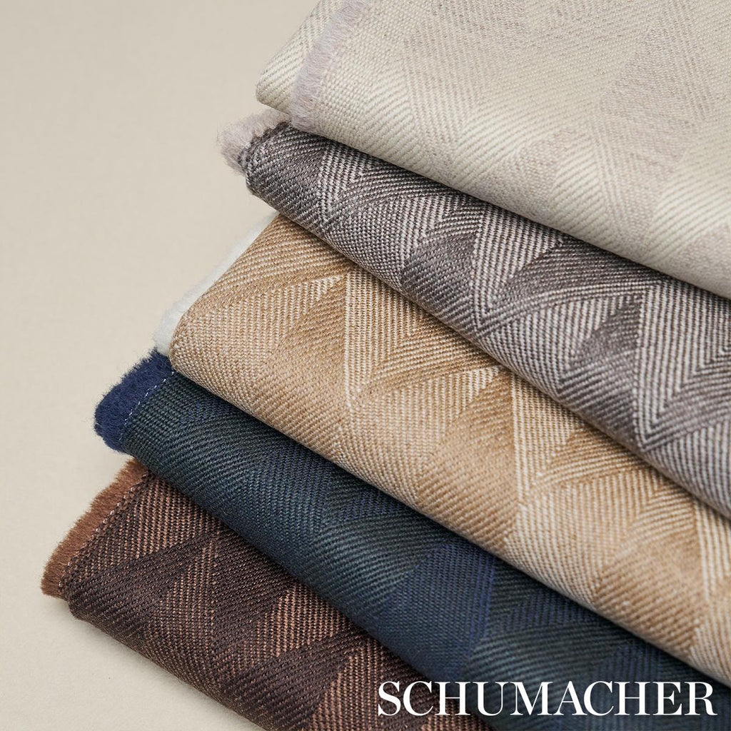 Schumacher Ezra Wool Verdant Green Fabric