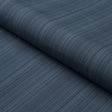 Schumacher Gracie Solid Stri Indigo Fabric