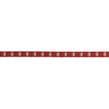 Schumacher Hubert'S Bees Tape Rouge & Gold Trim