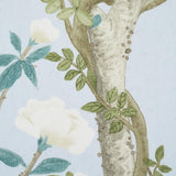 Schumacher Madame De Pompadour Panel Blue Fabric