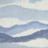 Schumacher Chandler Warp Print Lagoon Fabric