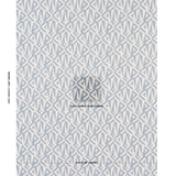 Schumacher Amero Slate Blue Fabric