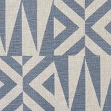 Schumacher Amero Slate Blue Fabric