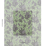 Schumacher Polka Dot Jungle Black & Green Fabric