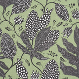 Schumacher Polka Dot Jungle Black & Green Fabric