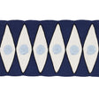 Schumacher Navy And Sky Backgammon Tape