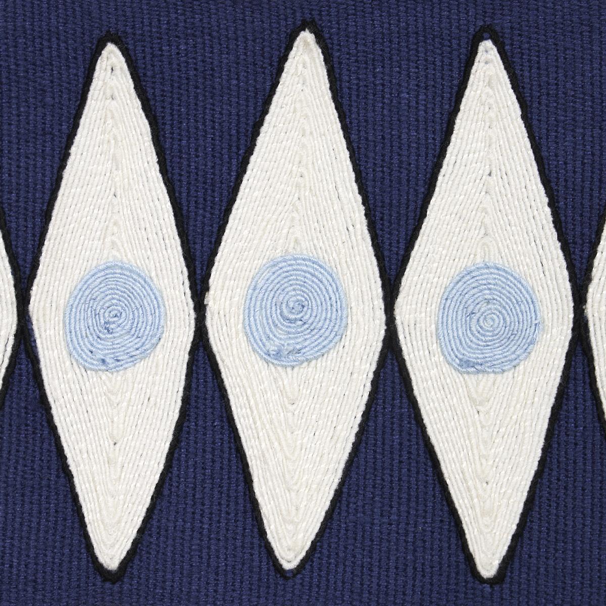 Schumacher Navy And Sky Backgammon Tape