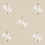 Schumacher Lavigne Natural Wallpaper