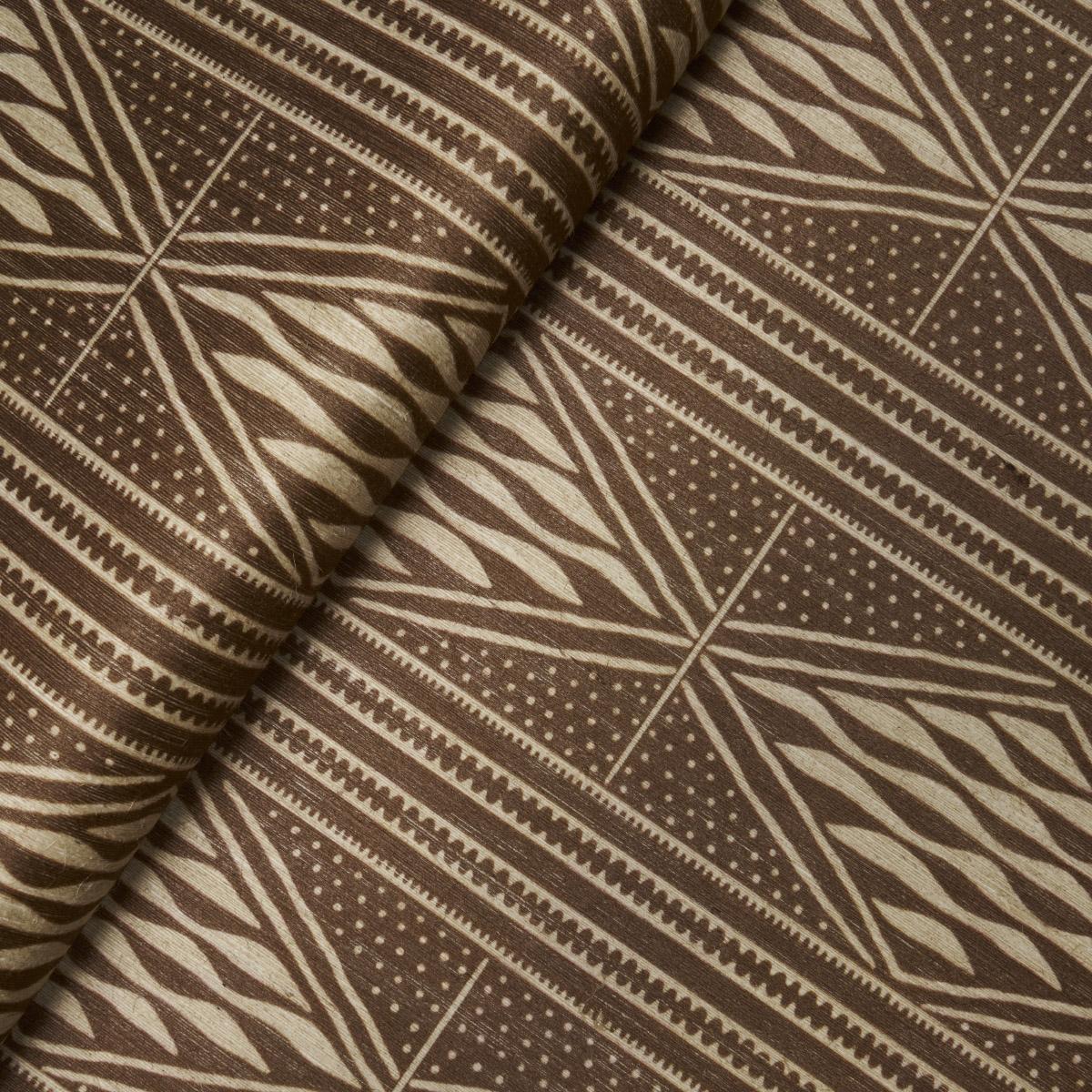 Schumacher Cassava Tobacco Wallpaper