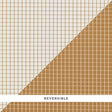 Schumacher Georgie Reversible Check Neutral Fabric
