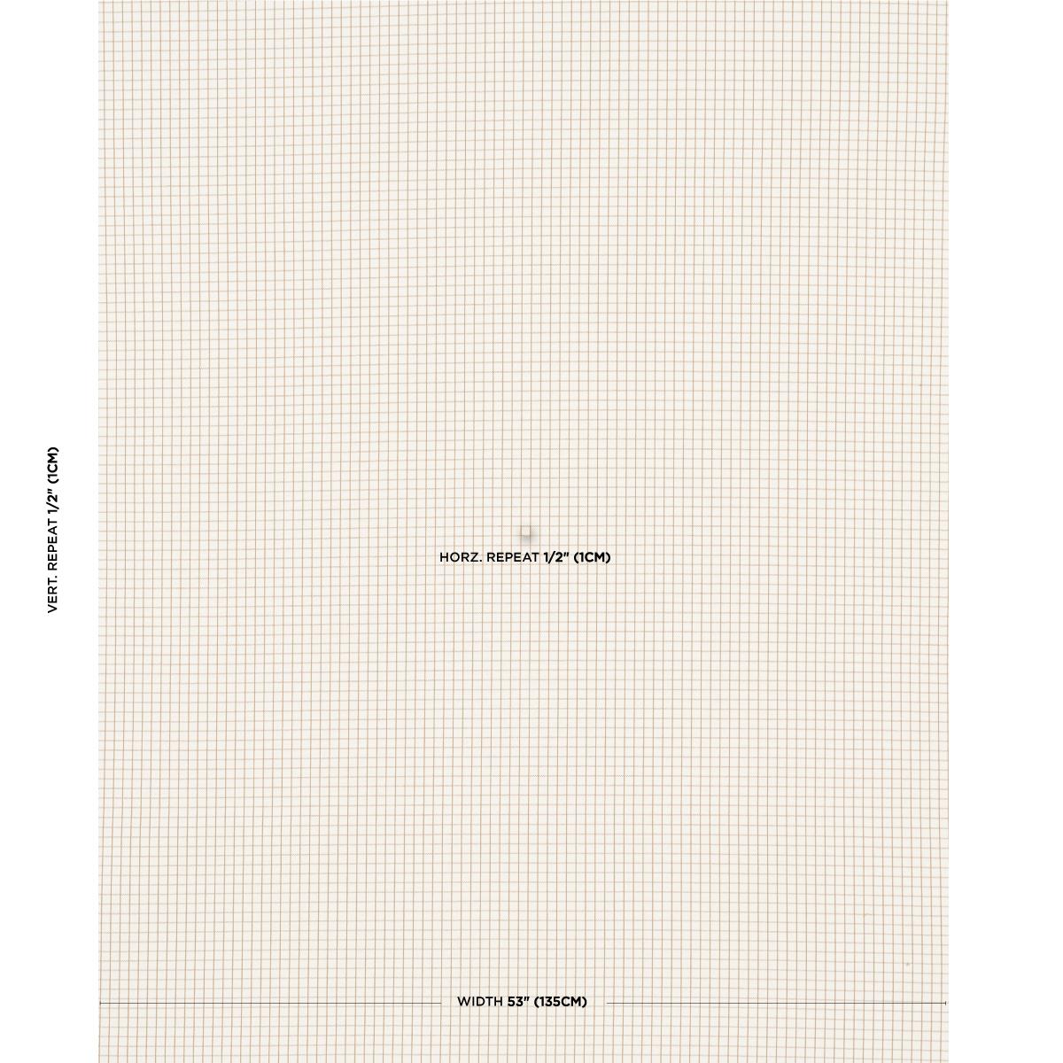 Schumacher Georgie Reversible Check Neutral Fabric