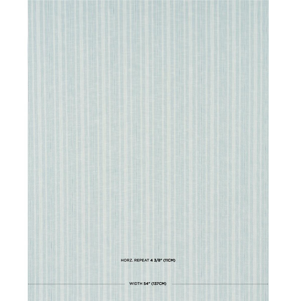Schumacher Lucy Stripe China Blue Fabric