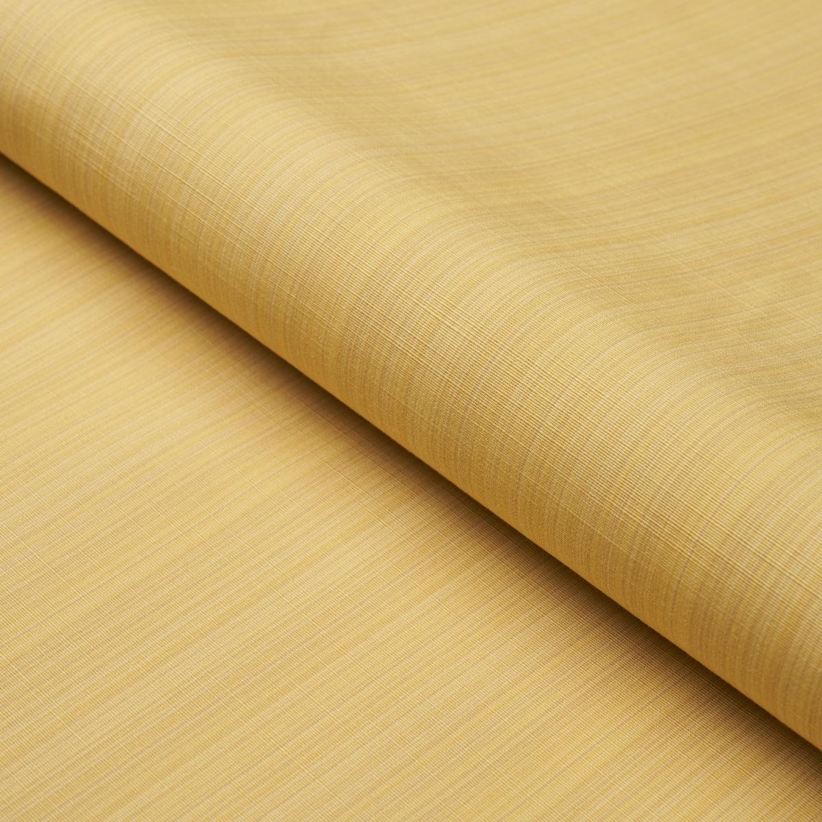 Schumacher Gracie Solid Stri Yellow Fabric