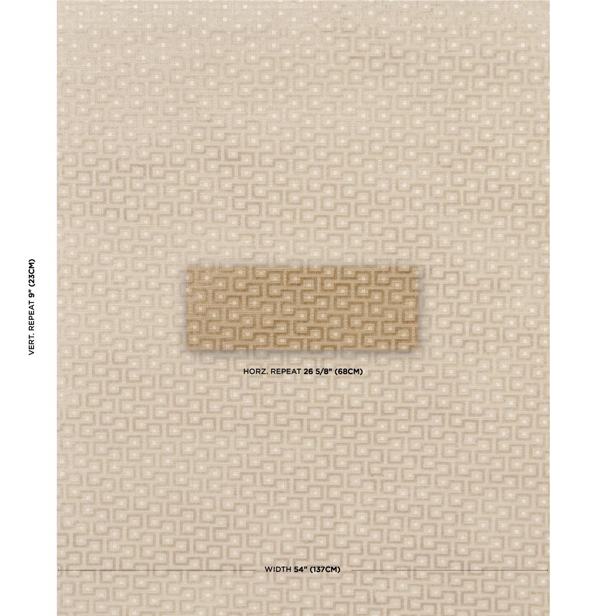 Schumacher Lalano Linen Velvet Bronze Fabric