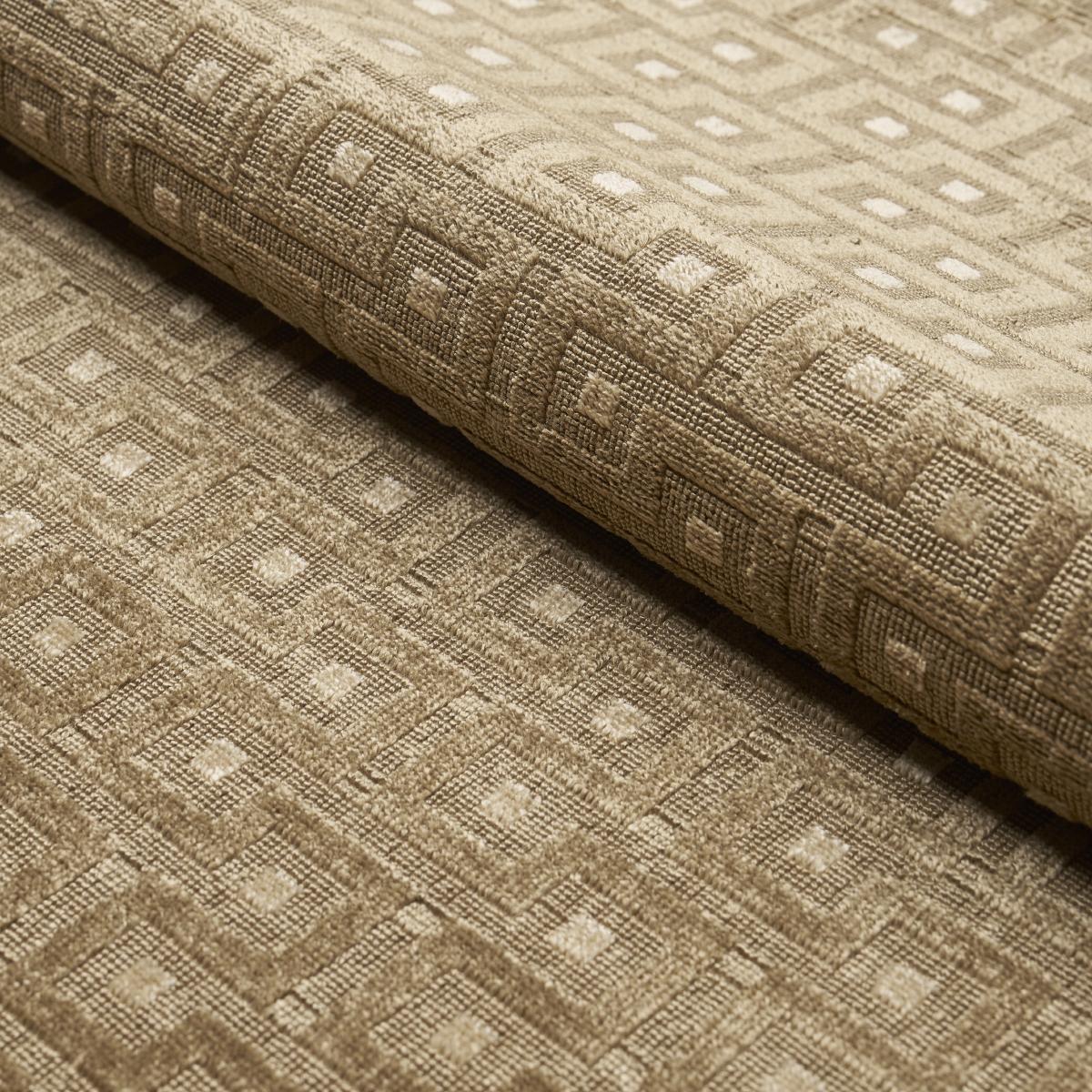 Schumacher Lalano Linen Velvet Bronze Fabric
