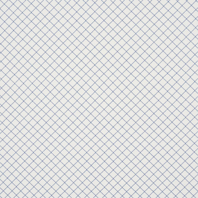 Schumacher Maggie Lattice Indigo Fabric