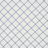Schumacher Maggie Lattice Indigo Fabric