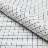 Schumacher Maggie Lattice Indigo Fabric