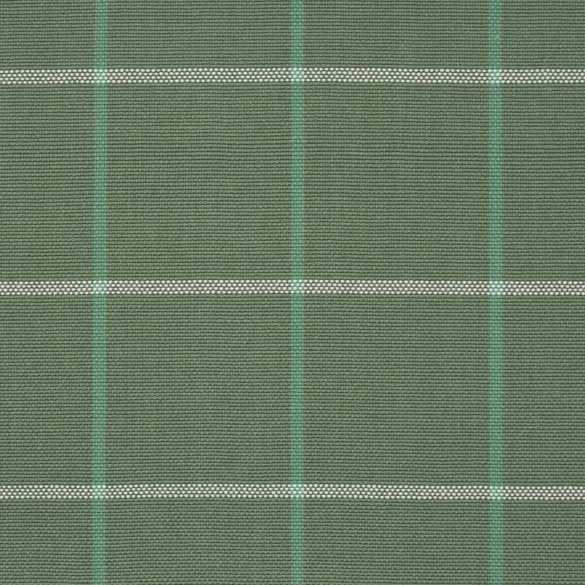 Schumacher Frannie Windowpane Green Fabric