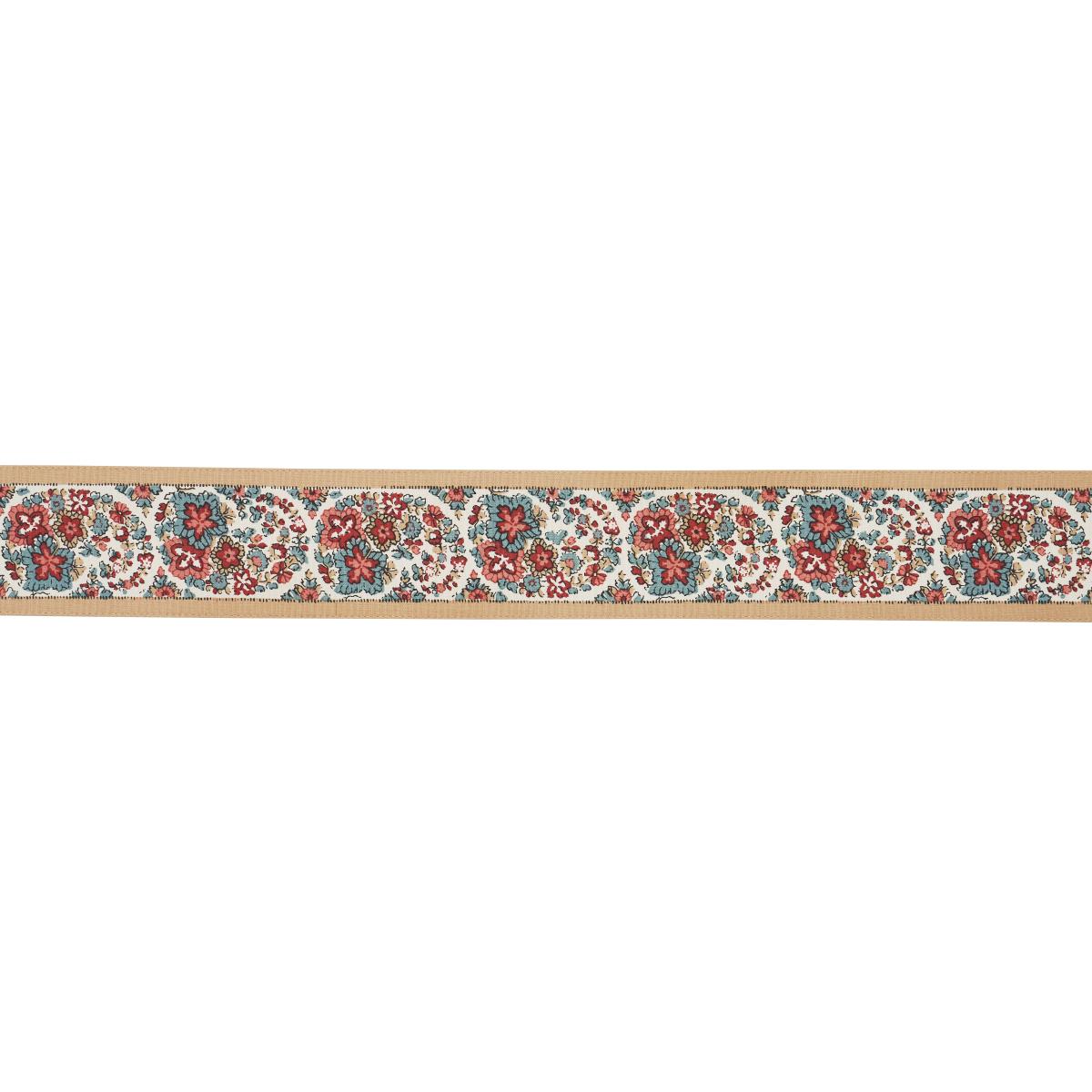 Schumacher Rouge & Noir Ines Paisley Trim
