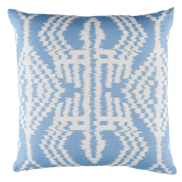 Schumacher Chambray 18" x 18" Asaka Ikat Pillow