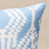 Schumacher Chambray 18" x 18" Asaka Ikat Pillow