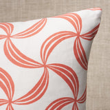 Schumacher Coral 22" x 22" Ambrosia Pillow