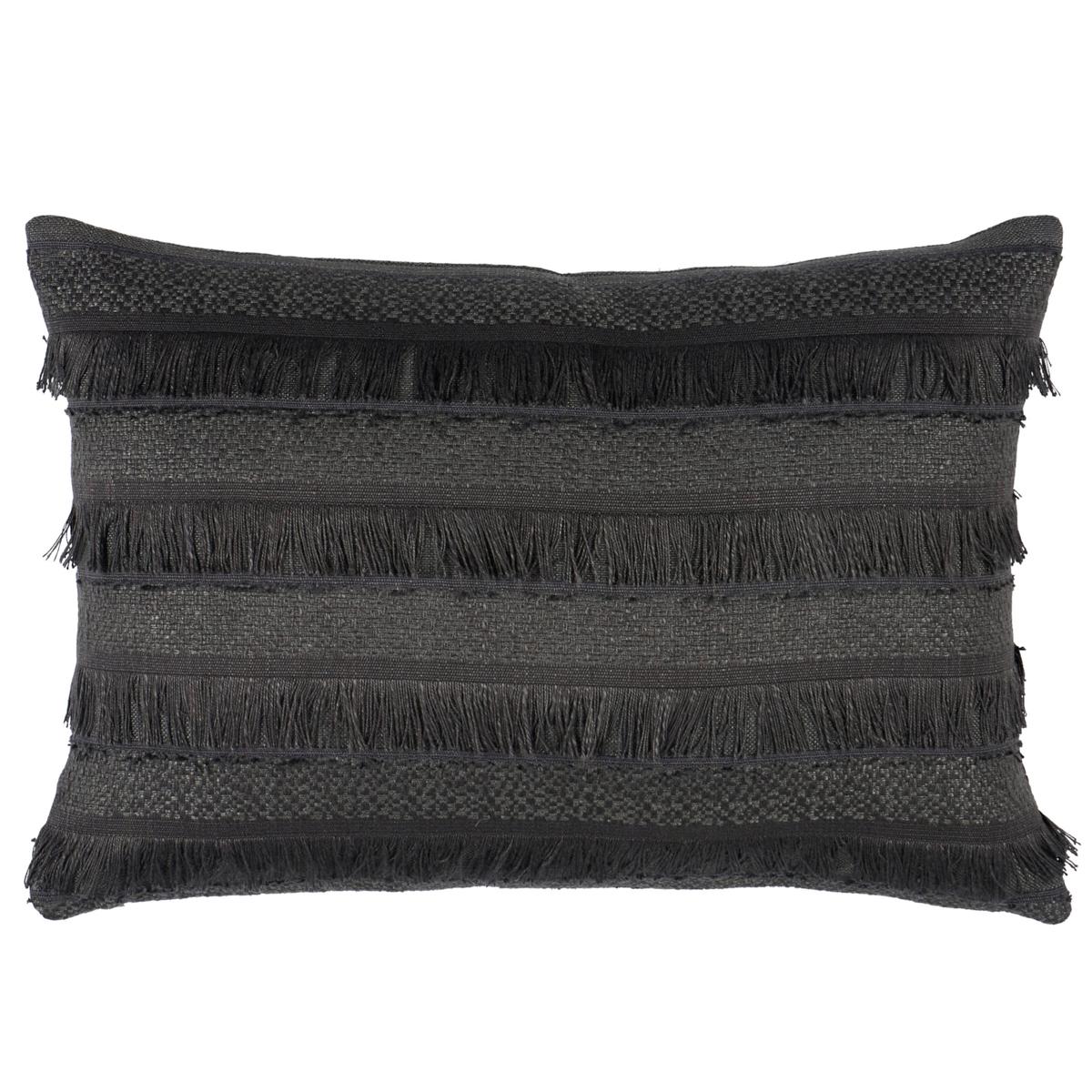 Schumacher Charcoal 20" x 14" Acadia Pillow