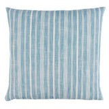 Schumacher Indigo 18" x 18" Lucy Stripe Pillow