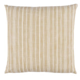 Schumacher Neutral 18" x 18" Lucy Stripe Pillow