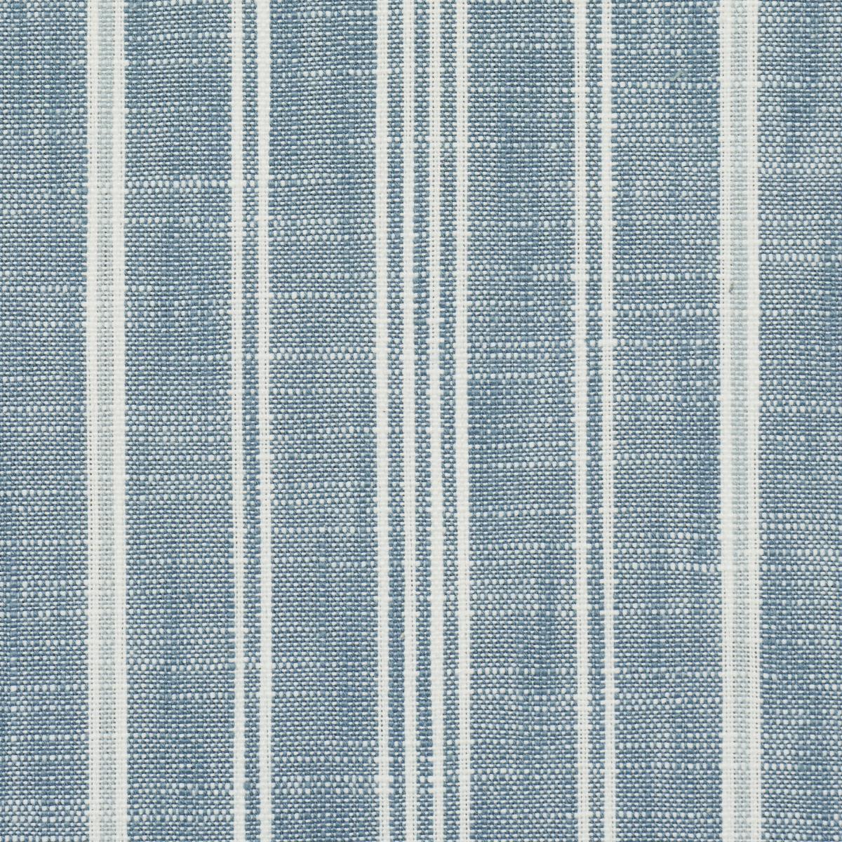 Schumacher Lucy Stripe Indigo Fabric