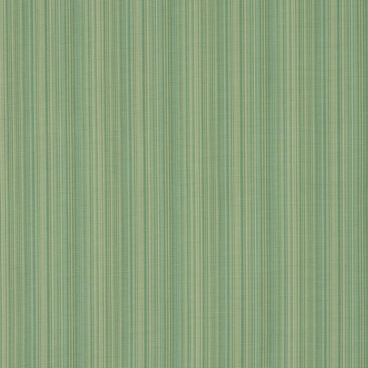 Schumacher Gracie Solid Stri Emerald Fabric