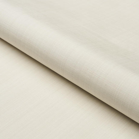 Schumacher Gracie Solid Stri Cream Fabric