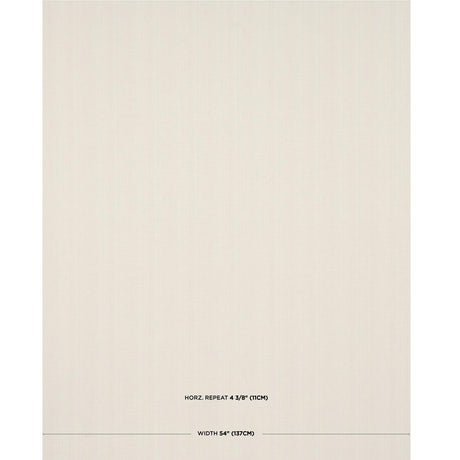Schumacher Gracie Solid Stri Cream Fabric