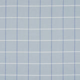 Schumacher Frannie Windowpane China Blue Fabric