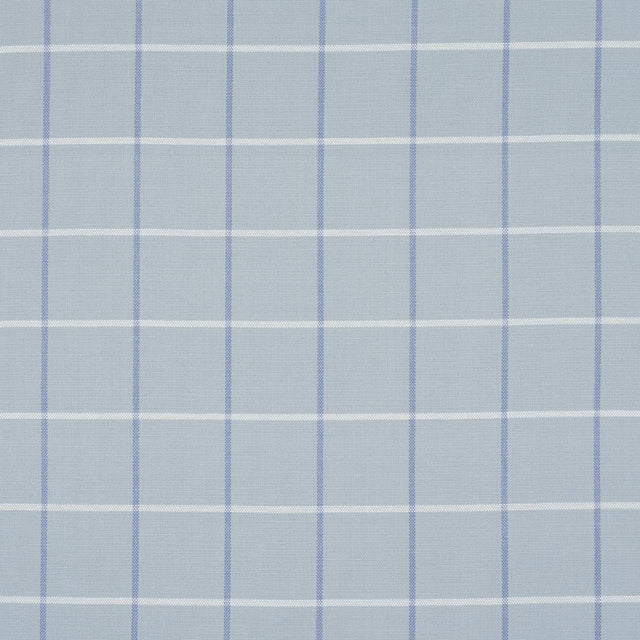 Schumacher Frannie Windowpane China Blue Fabric