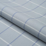Schumacher Frannie Windowpane China Blue Fabric
