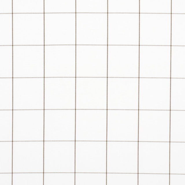 Schumacher Woodman Check Berber Brown Fabric