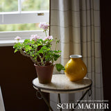 Schumacher Woodman Check Berber Brown Fabric