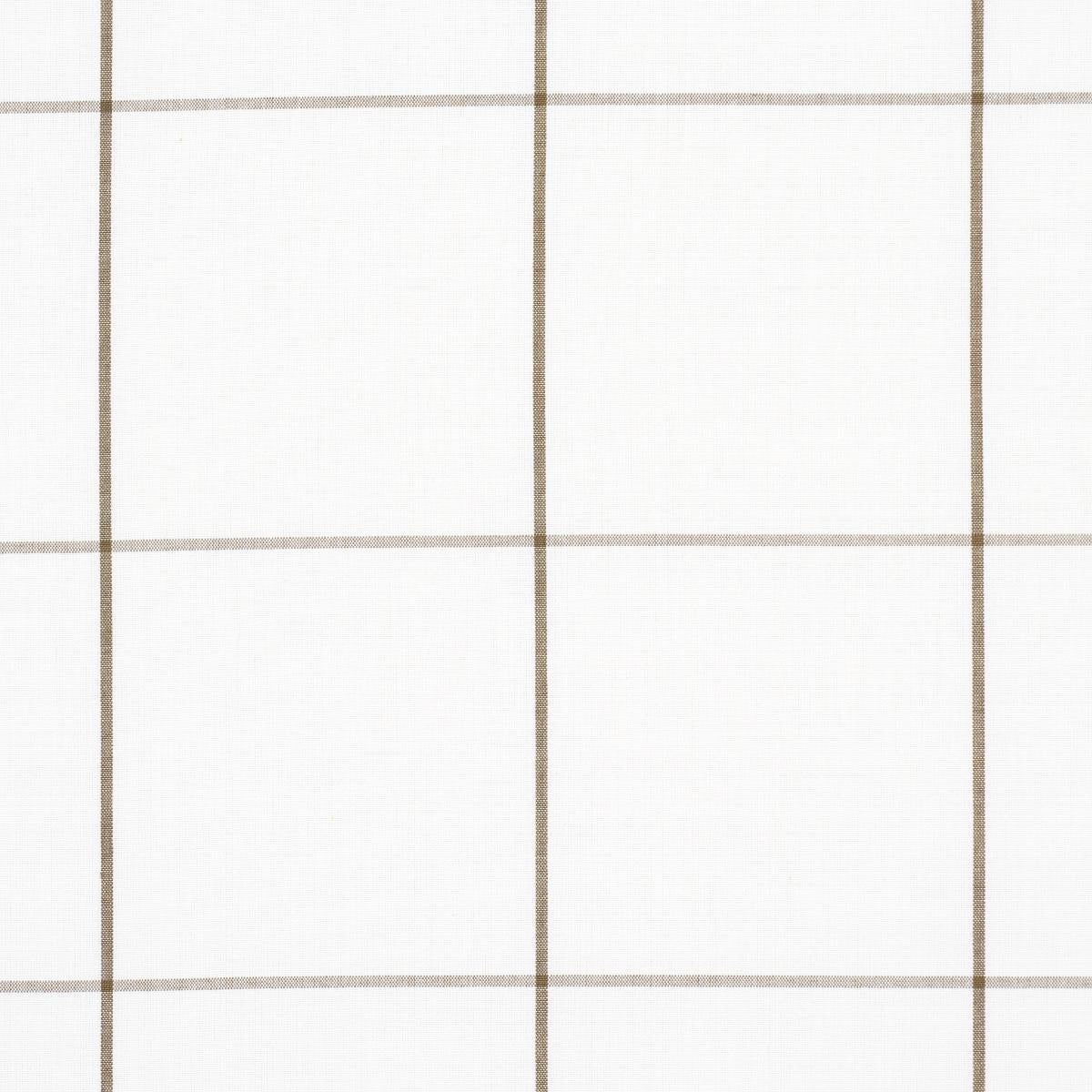 Schumacher Woodman Check Berber Brown Fabric