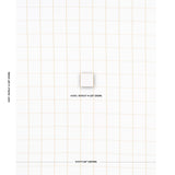 Schumacher Woodman Check Straw Fabric